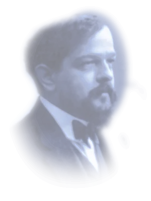 Portrait de Claude Debussy, en clair de lune