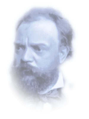 Portrait of Antonín Dvořák, in moonlight
