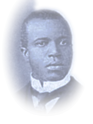 Portrait de Scott Joplin, en clair de lune