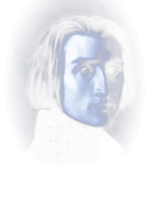 Portrait de Franz Liszt, en clair de lune