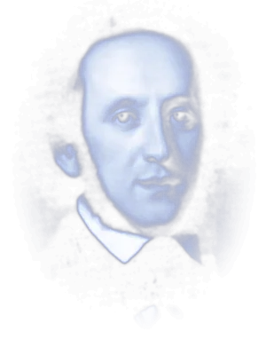 Portrait of Felix Mendelssohn, in moonlight