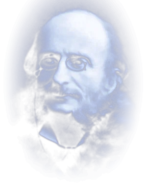 Portrait of Jacques Offenbach, in moonlight