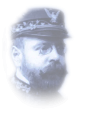 Portrait of John Philip Sousa, in moonlight